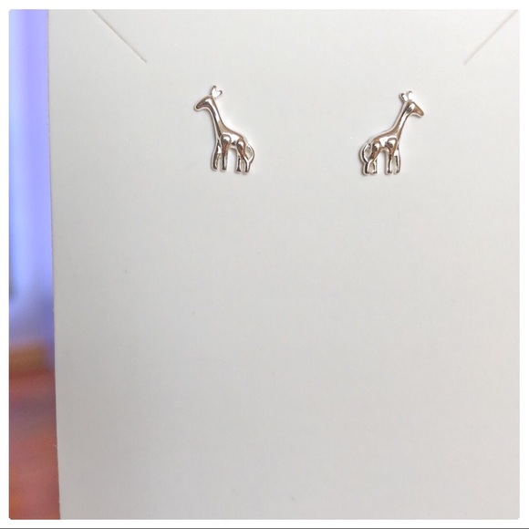 💕Super fun Giraffe Earrings Sterling Silver💕 - Picture 3 of 10